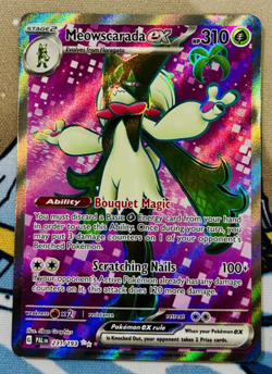Pokemon Card Meowscarada Ex 231/193 Paldea Evolved Full Art Secret Rare - Image 1