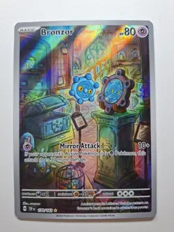Pokemon - Bronzor - 170/162 - Temporal Forces - Illustration Rare - NM - Image 3