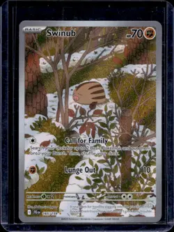 2025 Pokemon Journey Together Swinub #165/159 - Image 1