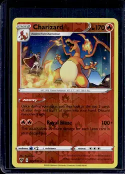 2020 Pokemon SWSH Vivid Voltage Charizard Reverse Holo #025/185 - Image 1