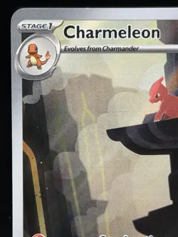 Charmeleon Illustration Rare Pokemon Scarlet & Violet 151 Holo 169/165 - Image 3