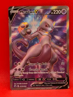 MEWTWO V SWSH229 HOLO P SWORD & SHIELD PROMO POKEMON NM/M MEWTWO V - Image 1