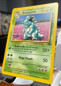 LP💥 Nidoqueen | Pokemon TCG 1999 | (Jungle Set) Non Holo Rare Vintage 23/64 - Image 3