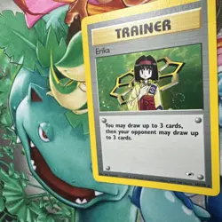 Pokemon TCG Erika Trainer Gym Heroes Holographic Rare 16/132 - Image 2