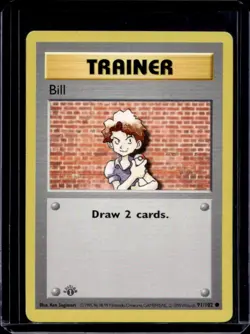1999 Pokemon 1st Edition Bill #91/102 - Image 1