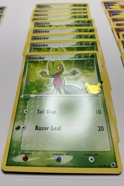Pokemon TCG 25th Anniversary Jumbo Mudkip Treecko Torchic Lot - Image 3