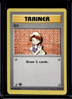 1999 Pokemon 1st Edition Bill #91/102 - Image 1