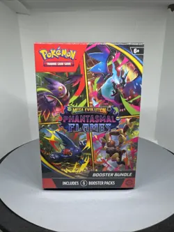 Pokemon Mega Evolution Phantasmal Flames Booster Bundle 6 Packs | Sealed - Image 2