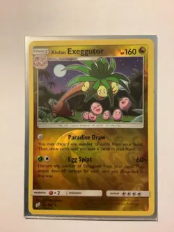 2019 Pokemon Sun & Moon Team-Up 115/181 Alolan Exeggutor Reverse Holo M/NM - Image 3