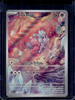 2023 Pokemon SV Paldea Evolved Tinkatink Illustration Rare #216/193 - Image 1