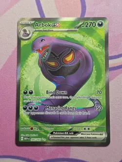 Arbok ex 185/165 Ultra Rare 151 Pokemon Near Mint - Image 1