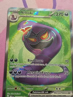 Arbok ex 185/165 Ultra Rare 151 Pokemon Near Mint - Image 2
