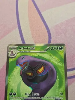 Arbok ex 185/165 Ultra Rare 151 Pokemon Near Mint - Image 3
