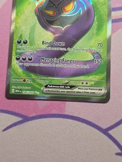 Arbok ex 185/165 Ultra Rare 151 Pokemon Near Mint - Image 4