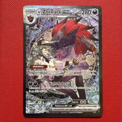 Pokemon TCG N's Zoroark Ex SIR 286/217 Ascended Heroes English NM - Image 1