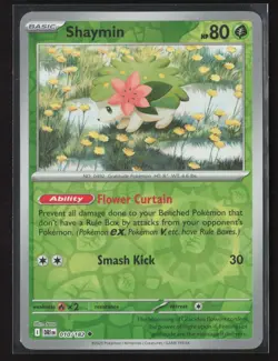 Shaymin 010/182 Uncommon Destined Rivals Pokemon Reverse Holo Near Mint - Image 1