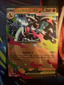 Pokemon: Mega Charizard X ex 029 Black Star Promo Full Art Holo - Image 1