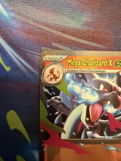 Pokemon: Mega Charizard X ex 029 Black Star Promo Full Art Holo - Image 3
