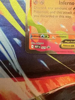 Pokemon: Mega Charizard X ex 029 Black Star Promo Full Art Holo - Image 4