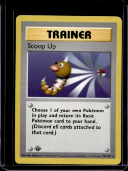 1999 Pokemon 1st Edition Scoop Up #78/102 - Image 1