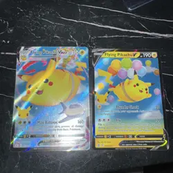 Pokemon Flying Pikachu VMAX & V Celebrations 006/025 & 007/025 NM - Image 1