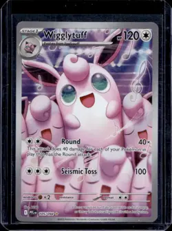 2025 Pokemon Phantasmal Flames Wigglytuff Illustration Rare #105/094 - Image 1