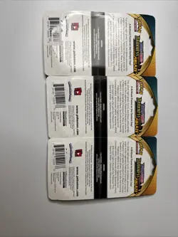 ( 3 Pack) Pokemon Darkness Ablaze Blister Pack Pikachu TCG With Mewtwo Coin - Image 5