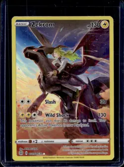 2022 Pokemon SWSH Brilliant Stars Zekrom Trainer Gallery Holo #TG05/TG30 - Image 1