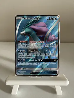 Pokemon Suicune GX Ultra Rare Full Art Holo SM-Lost Thunder 200/214 180 HP - Image 1