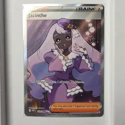 The Pokemon Company Jacinthe 110/088 Full Art Trainer Ultra Rare Holo - Image 1