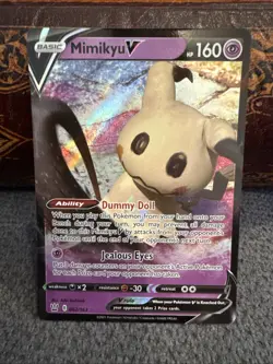Mimikyu V 062/163 Pokemon TCG SWSH05: Battle Styles Ultra Rare Near Mint - Image 1