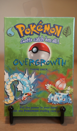 LIKELY SHADOWLESS (HEAT SEAL VARIANT) Pokemon Base Set OVERGROWTH Theme Deck - Image 1