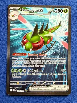 Pokemon Yanmega ex 228/182 Sv10: Destined Rivals Illustration Rare Holo EN - Image 2