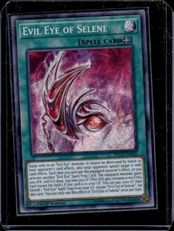 2019 Yu-Gi-Oh The Infinity Chasers 1st Edition Evil Eye of Selene #INCH-EN032 - Image 1