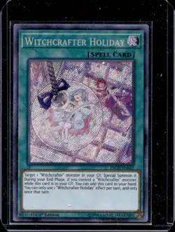 2019 Yu-Gi-Oh The Infinity Chasers 1st Edition Witchcrafter Holiday #INCH-EN021 - Image 1