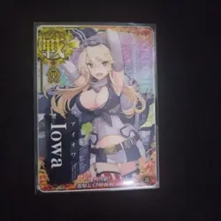 Kantai Collection Iowa Holo Medal Trading Card Good - Image 1