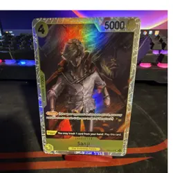 Bandai Sanji OP04-104 Blocker Holo 4 Cost 5000 Power One Piece CCG EN - Image 1