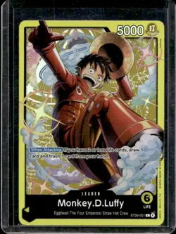 2026 One Piece Starter Deck Egghead Monkey D Luffy #ST29-001 - Image 1