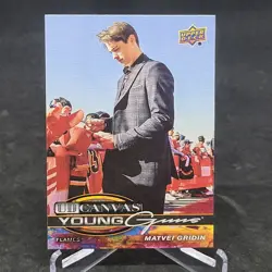 2025-26 Upper Deck Series 2 Matvei Gridin #C-235 Young Guns Canvas - Image 1