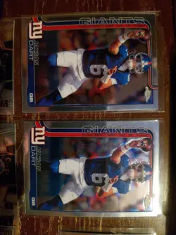 2025 Jaxson Dart 15 Card RC Lot Topps Chrome Optic Mosaic Prizm Select Giants - Image 2