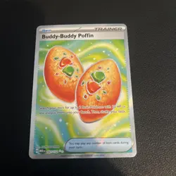 Pokemon Buddy-Buddy Poffin Mega Evolution 167/132 Ultra Rare TCG Card NM - Image 1