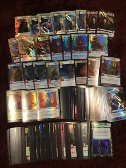 Star Wars Unlimited Tcg Legends Of The Force 190 Card Foil Lot - Image 1