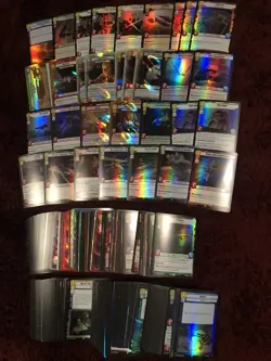 Star Wars Unlimited Tcg Jump To Lightspeed 390 Card Foil Lot - Image 1