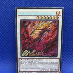 Konami Bramble Rose Dragon DOOD-EN039 Synchro/Effect Holo 1st Edition Card - Image 1