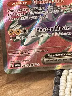 Pokemon TCG Miraidon ex 227/198 SV1en Scarlet & Violet Full Art NM Stunning Card - Image 2