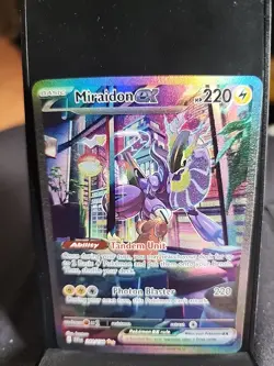 Pokemon Miraidon EX TCG Card 244/198 Scarlet & Violet Base Set - Image 1