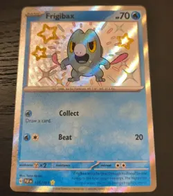 Pokemon Paldean Fates Frigibax Holo Rare Card 128/091 NM - Image 1