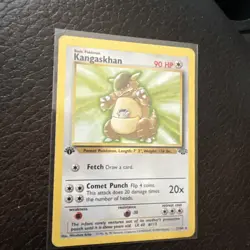 Pokemon Trading Card Game 1st Edition Kangaskhan Non-Holo Rare 21/64 Jungle LP - Image 1
