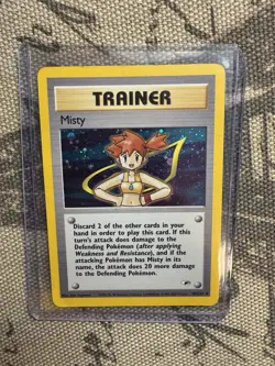 Pokemon TCG Misty Trainer Card Gym Heroes 18/132 Holo Rare NM - Image 1