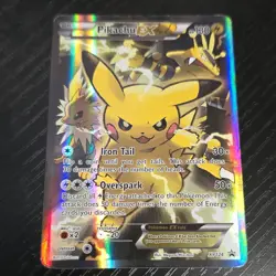 Pokemon Pikachu EX XY124 XY Full Art Promo Holo Card - Image 1